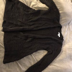 Black cardigan